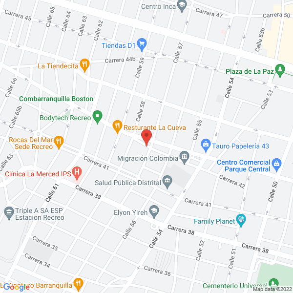 Map of Gruas Y Talleres Garzon S.A.S.