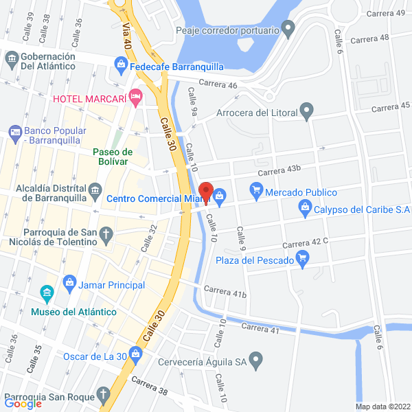 Map of El Circón Azul S.A.S.