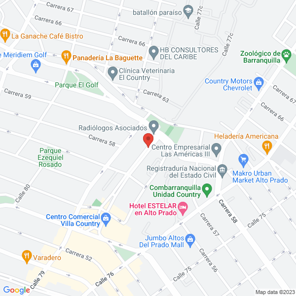 Map of Espitia Eljach Asesores S.A.S.
