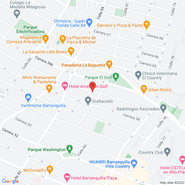 Map of Aereocomercio S.A.S.