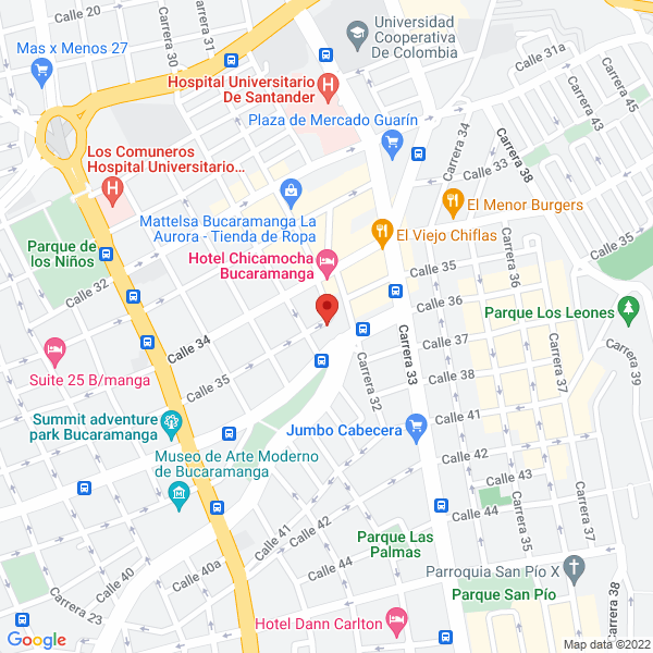 Map of Nippon Trade De Colombia S.A.