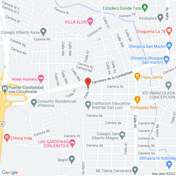 Map of Jireh Fjp S.A.S.