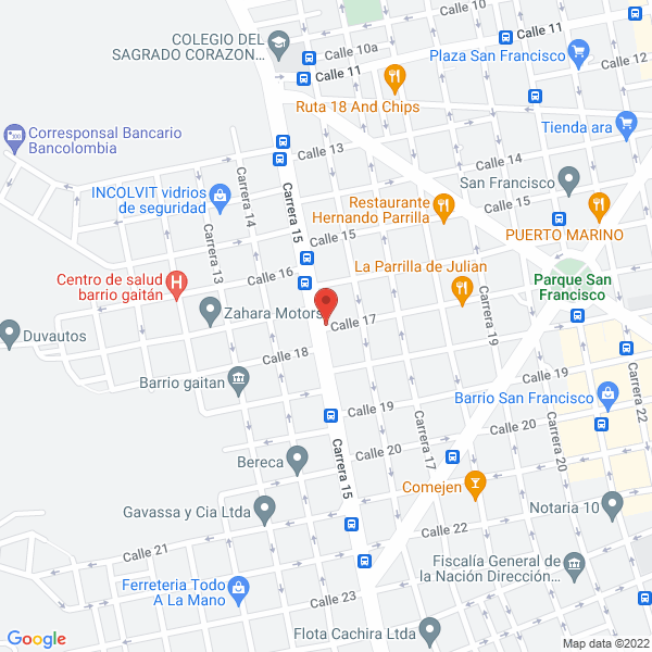 Map of Trw Repair Company S.A.S.