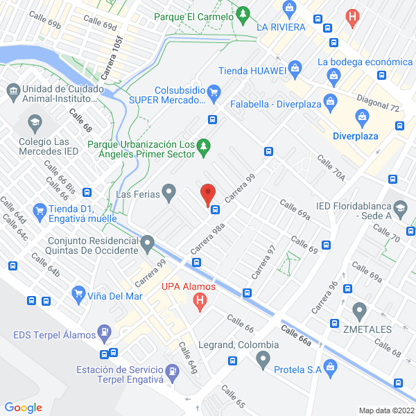 Mapa de Mario Barbosa Ingenieros S.A.S.