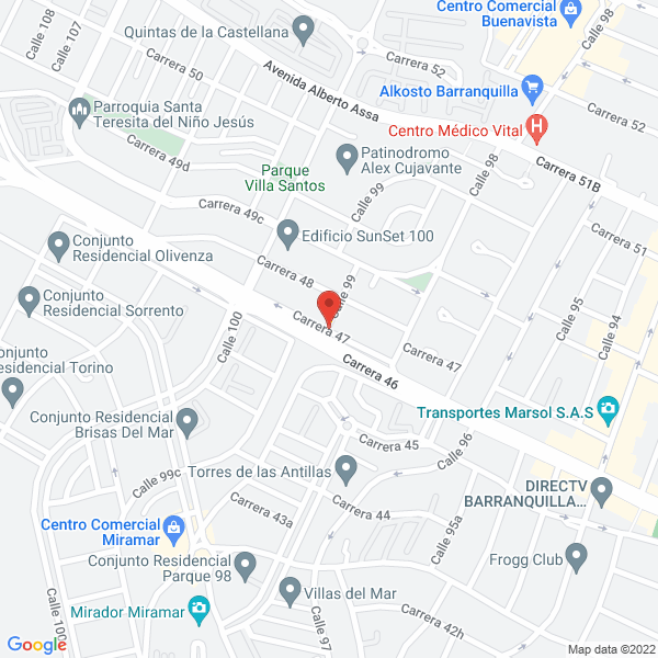 Map of Decolores Marmoles Y Granitos S.A.S.