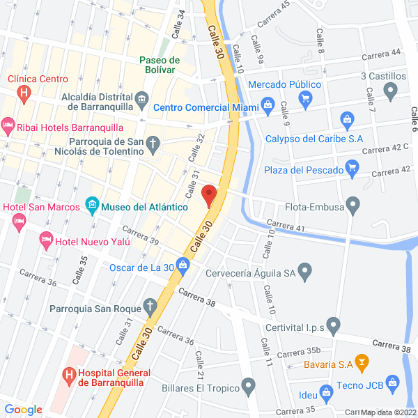 Map of Comercializadora Michael