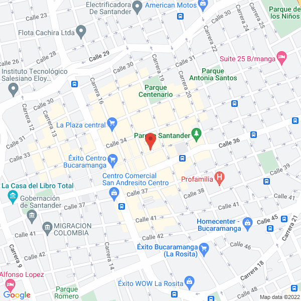Map of Grupo Empresarial Atl S.A.S.