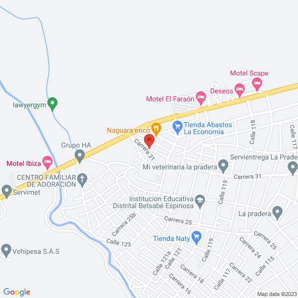 Map of G & E Servicios Y Consultorias De Colombia S.A.S.