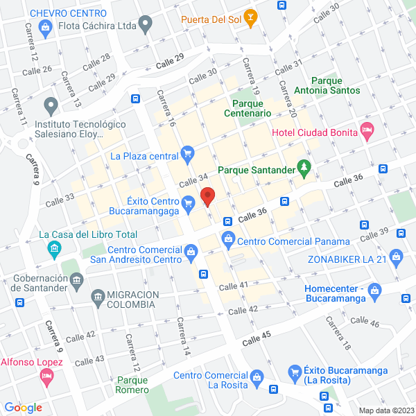 Map of Gestion Empresarial Protección Total S.A.S