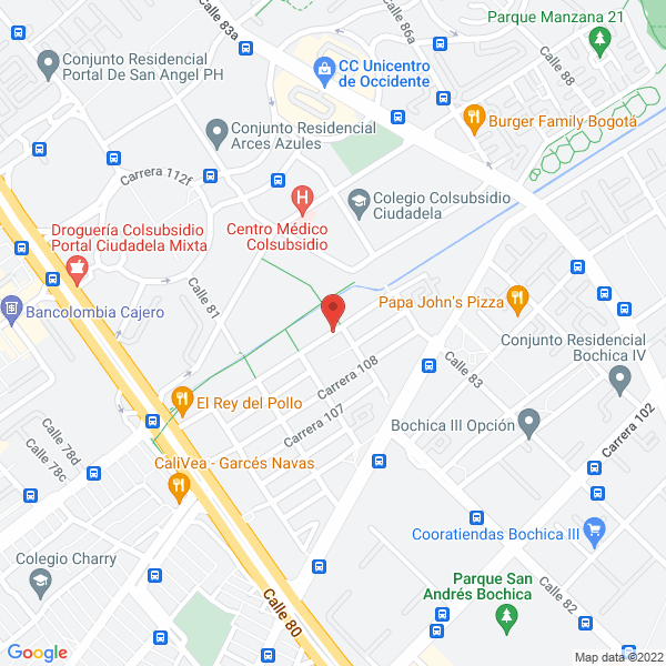 Mapa de Inshcol S.A.S.