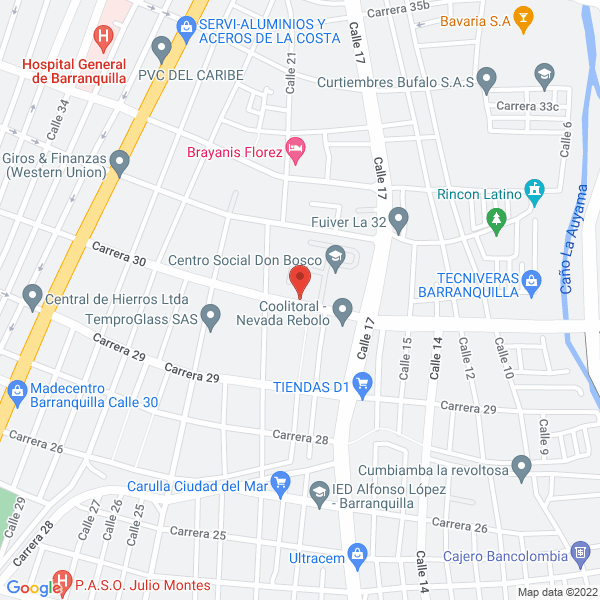 Map of Digimax Del Caribe S.A.S.