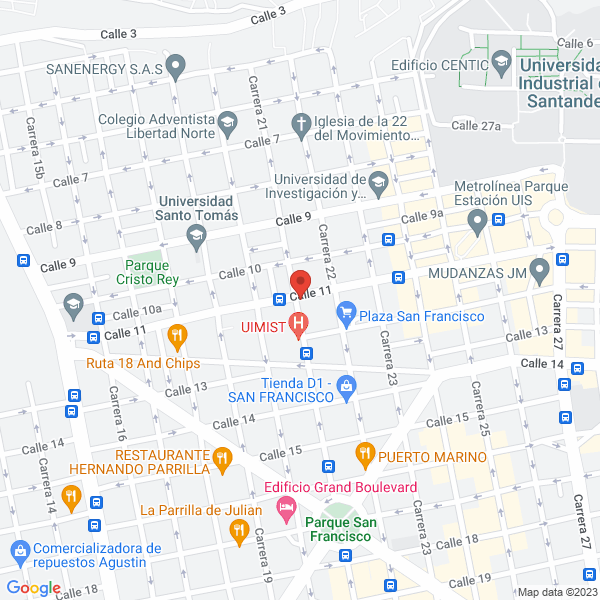 Map of Distribuidora Dos Ases S.A.S.
