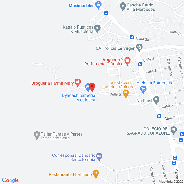 Map of Industrial Del Oriente S.A.S