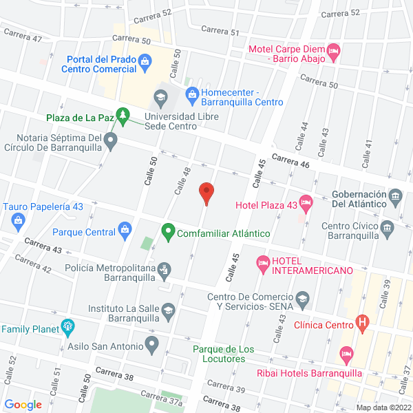 Map of Kymera Producciones S.A.S.