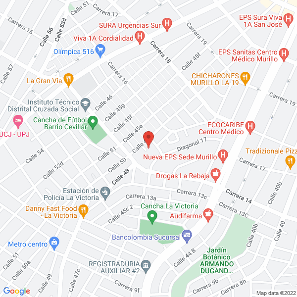 Map of Betterproducts S.A.S.