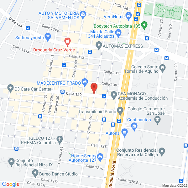 Mapa de Suministros Clinicos Isla S.A.S.