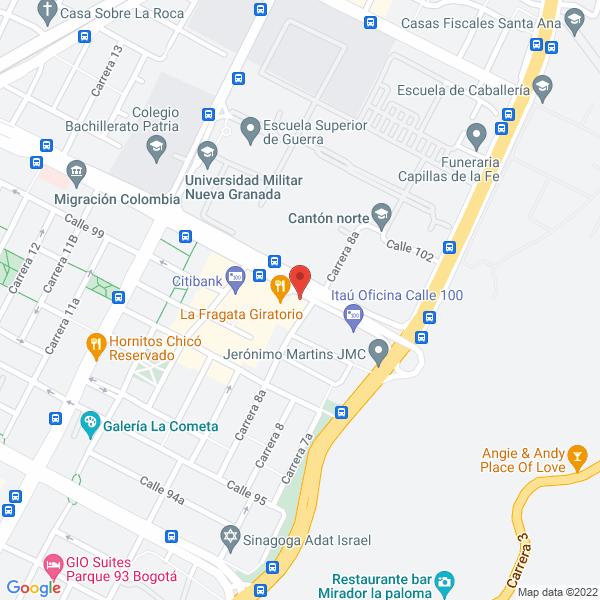 Mapa de Ecomla S.A.S.