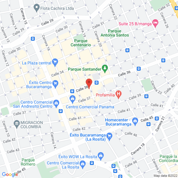 Map of Casan Colombia S.A.S.