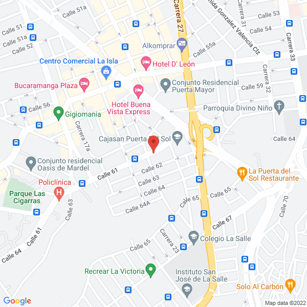 Map of Surti-Obras Bucaramanga Ltda.