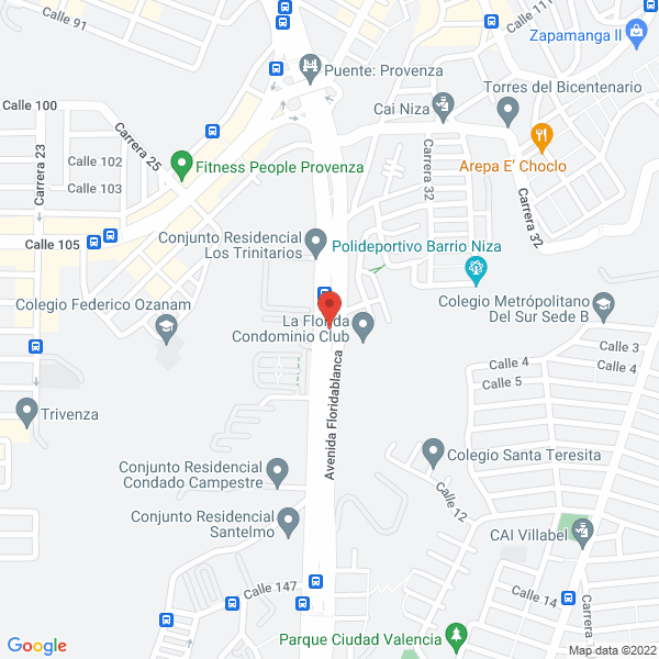 Map of D & N Constructores Ltda.