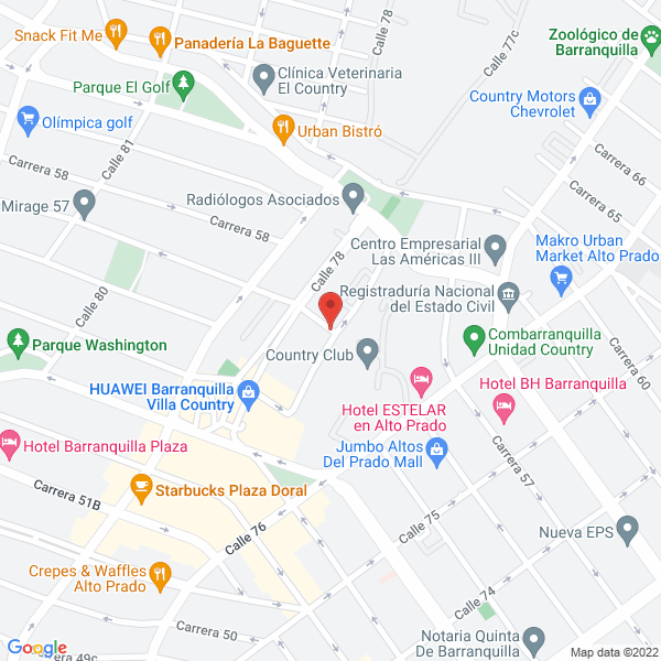 Map of Esmeralda Quality Fruit S.A.S.