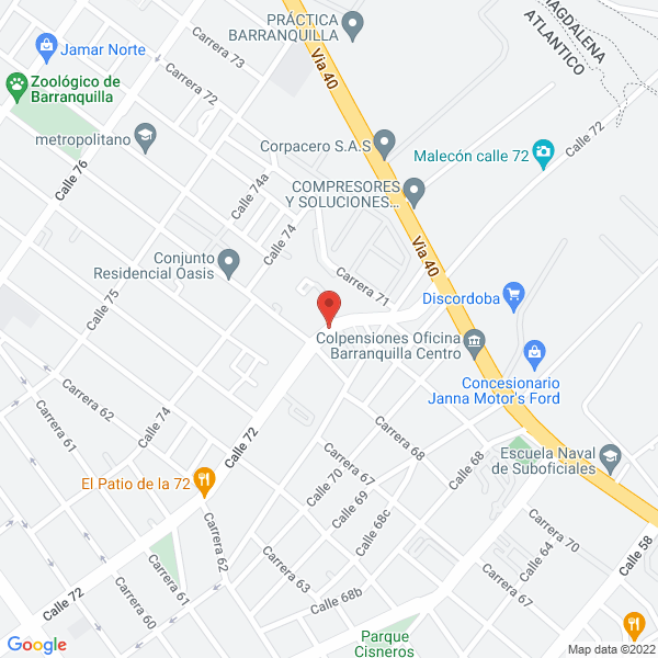 Map of Gs Control De Plagas S.A.S.