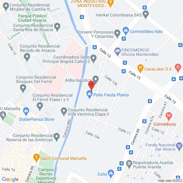 Mapa de Transportes Tvl S.A.