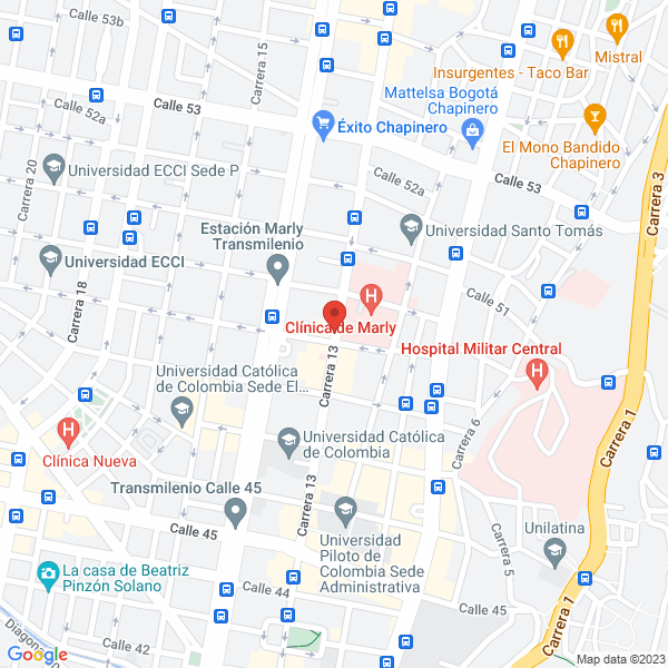 Mapa de Neurona Inc De Colombia