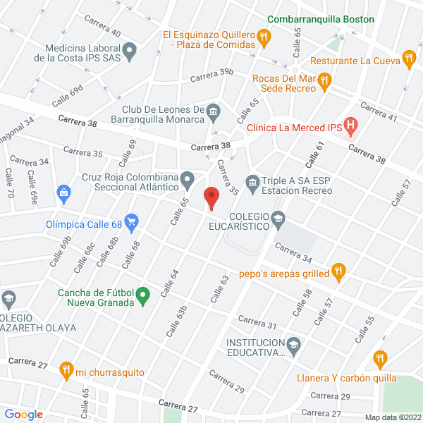 Map of Inversiones J.C. Ramirez Gamero S.A.S.