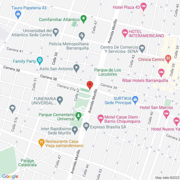 Map of La Casa Del Radiador Y Panal Del Caribe S.A.S.