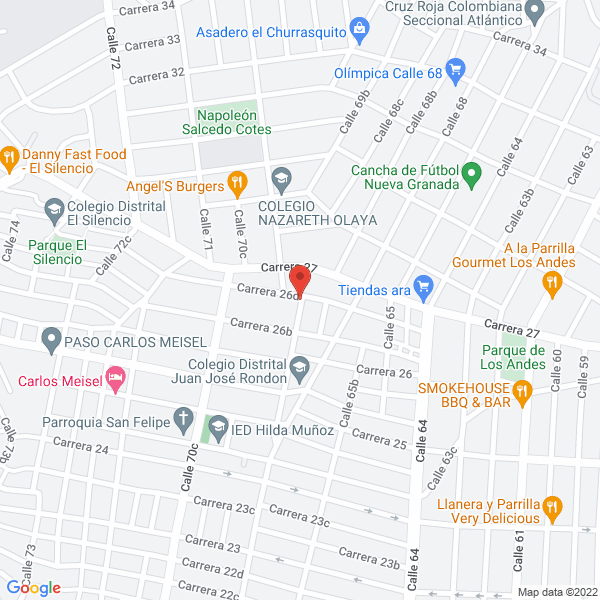 Map of Dactoring S.A.S.