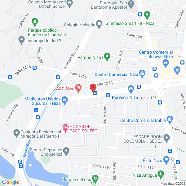 Mapa de Inmtec Ltda.