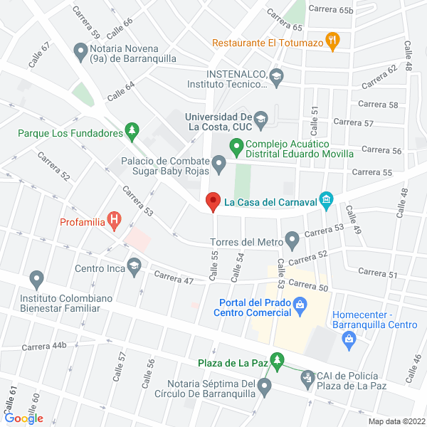 Map of Consultores Predio Agropecuarios S.A.S.