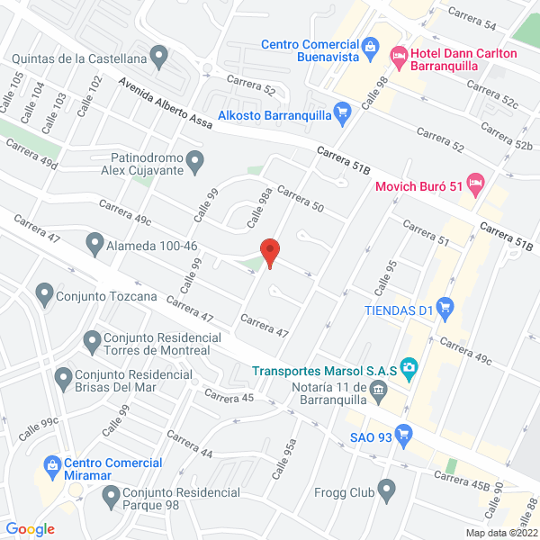 Map of Animus Ingenieria S.A.S.