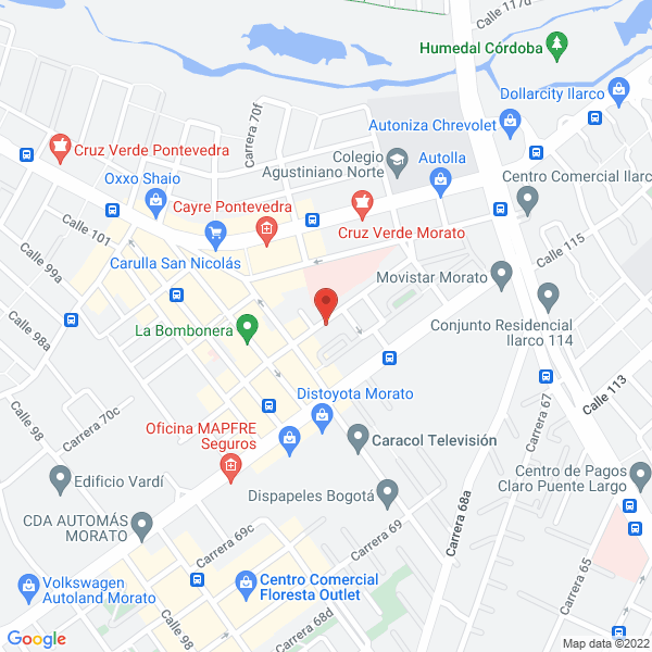 Mapa de Saj Asesorías Y Outsourcing S.A.S.