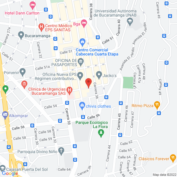 Map of Extractora Vizcaya S.A.S.