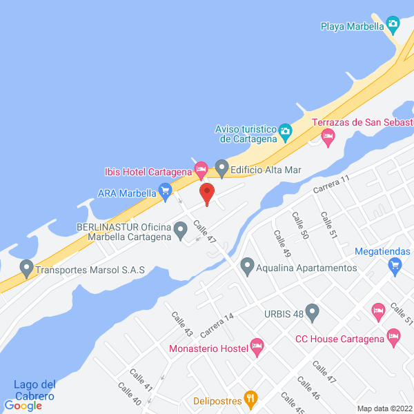 Map of Operador Integral De Turismo S.A.S.