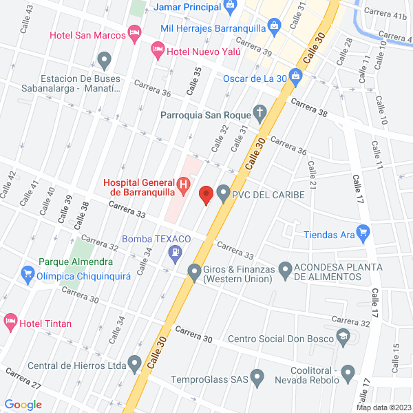 Map of Taller De Metalmecanica Ober Diaz S.A.S.