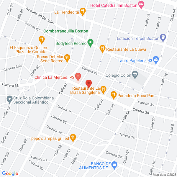 Map of Plata & Hernandez S.A.S. Alimentos Y Bebidas