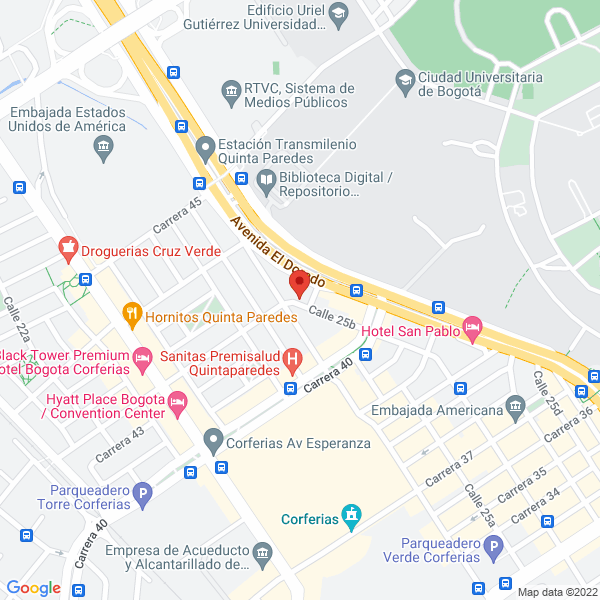Mapa de Quimitronica Ltda.