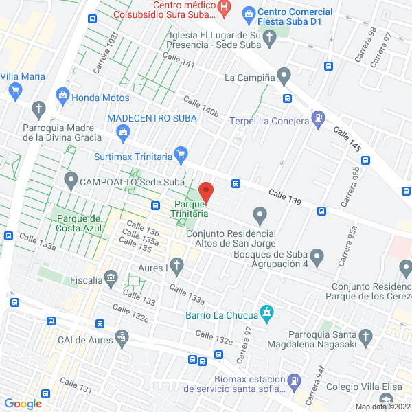 Mapa de Centro De Eventos Y Recepciones Gerver