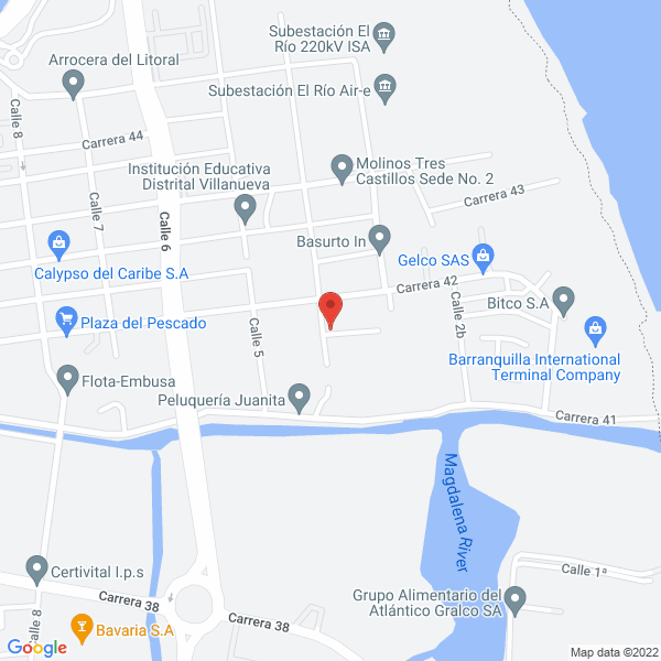 Map of Jj Cargo S.A.S.