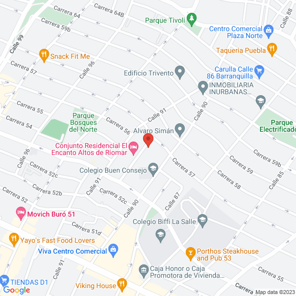 Map of Servicios Integrales De Nutrición Food Service S.A.S.