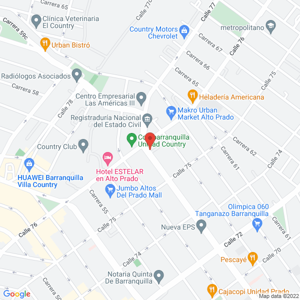 Map of Acoter Ltda.