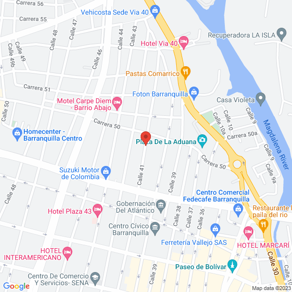 Map of Reconstructora Y Maquinados De Colombia Remcol S.A.S.