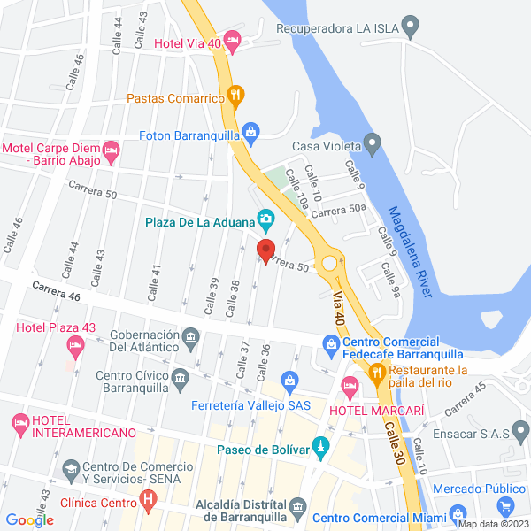 Map of Distriagro Del Caribe S.A.S. Disagrocar S.A.S.