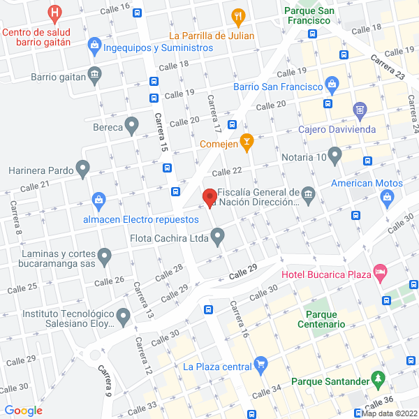 Map of Friotrans Colombia S.A.S.