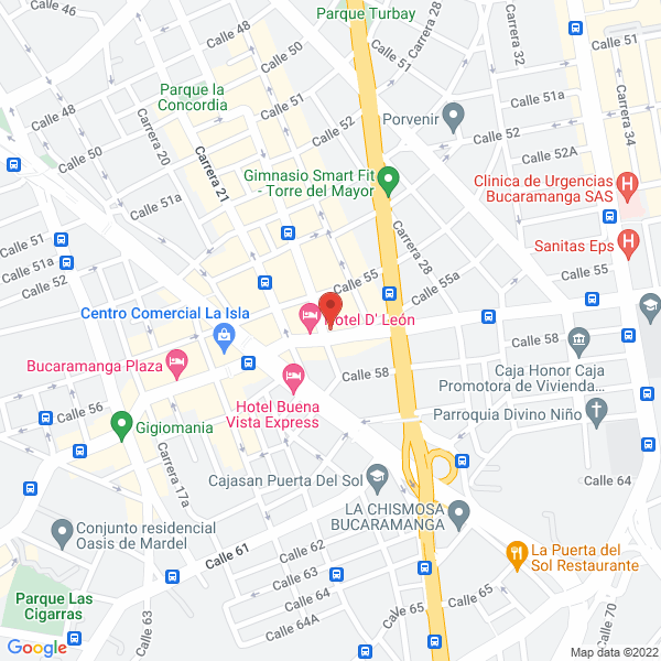 Map of Restaurante Chino Casa Oriental S.A.S.