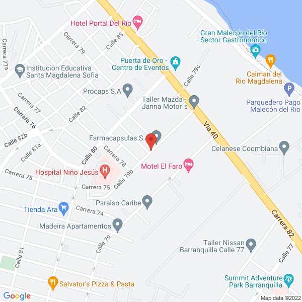 Map of Genex S.A.