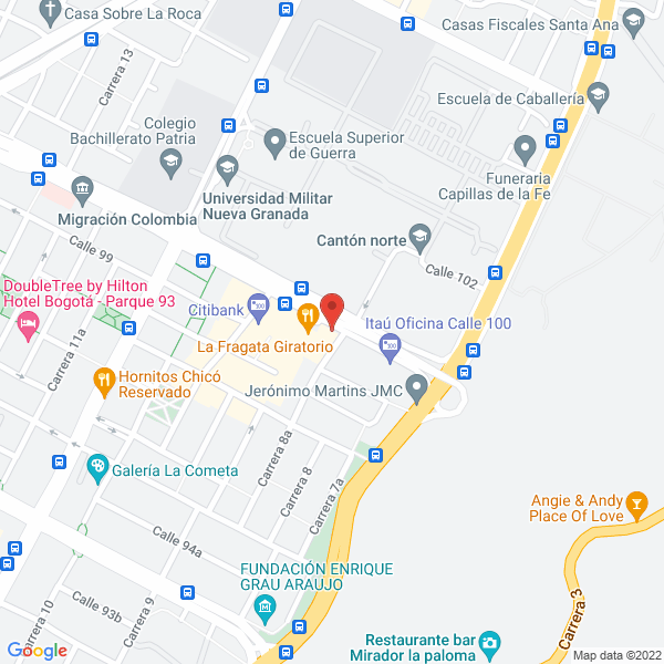Mapa de Inntech Colombia SA